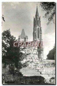 Old Postcard Senlis Oise Ruins of Castle and Cathedral