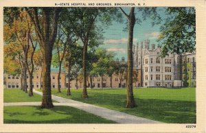 Binghamton NY State Hospital, Asylum 1939 New York Linen