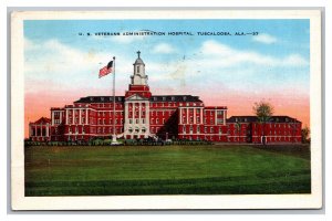 U. S. Veterans Administration Hospital Tuscaloosa Ala. Alabama c1946 Postcard