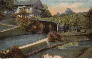 ROCKFORD, Illinois, 1914; Lagoon, Swiss Cottage