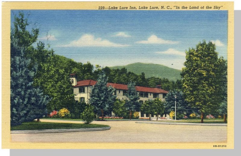 Lake Lure, North Carolina/NC Postcard,Lure Inn, Near Mint!