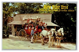 Silver Dollar City's Authentic Butterfield Stage Coach Postcard Missouri 