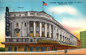 New York Rochester Eastman Theatre and School Of Music 1951