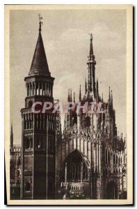 Old Postcard Milan Cathedral Campanile delle Ore