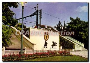 Postcard Modern Essonne Savigny Square Davoust