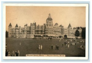 c1929 Poland Spring Houses Scene, Poland Spring, Maine ME Vintage Postcard