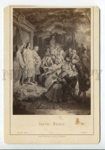 3185810 GOETHE Weimar THEATRE by KAULBACH vintage CABINET Card