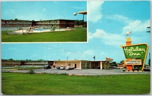 Holiday Inn Winchester Virginia VA Simple Restaurant Landscape Ground Postcard