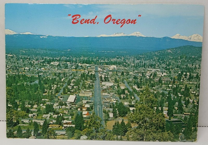 Three Sisters Bend Oregon Vintage Postcard 