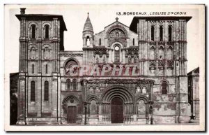 Postcard Old Bordeaux S & # 39eglise Ste Croix