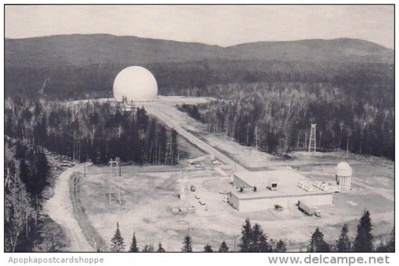 Bell Telephone Systems Earth Station At Andover Maine