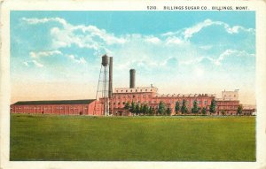 c1920s Postcard; Billings Sugar Co. Factory, Billings MT Yellowstone County