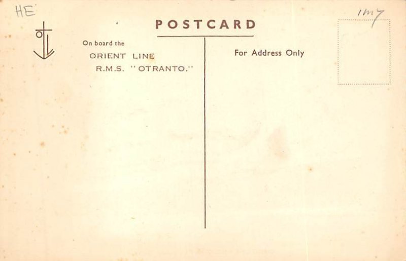SS Otranto Orient Line Unused 