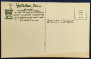 Postcard Unused Holiday Inn Downtown Charleston SC LB