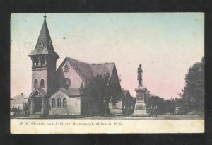 MILBANK SOUTH DAKOTA METHODIST EPISCOPAL CHURCH 1911 VINTAGE POSTCARD