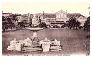 France  Nice la Fontaine des Amours et le Casino Municipal