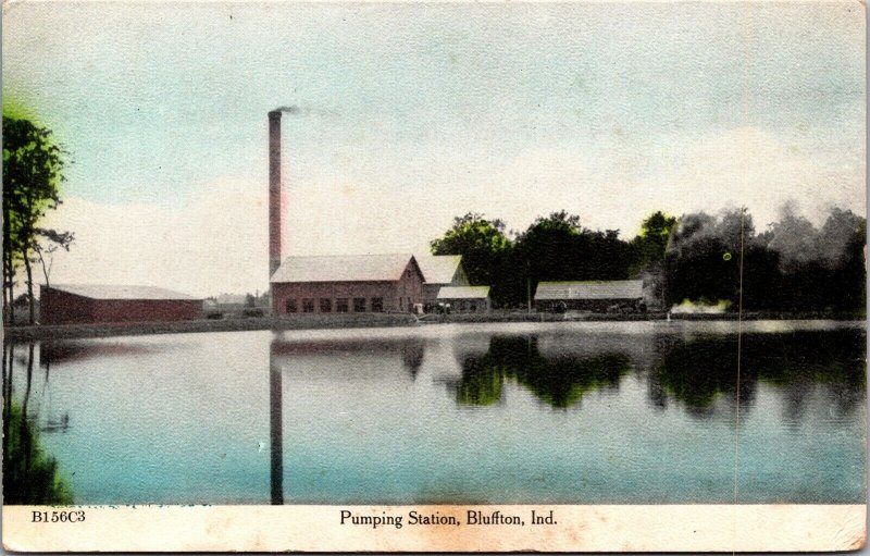 Postcard Pumping Station in Bluffton, Indiana~4409