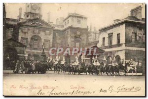 Great Britain Great Britain Old Postcard London London Horse Guards Whitehall