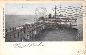 Boat Landing Coney Island, New York, USA Amusement Park 1906 