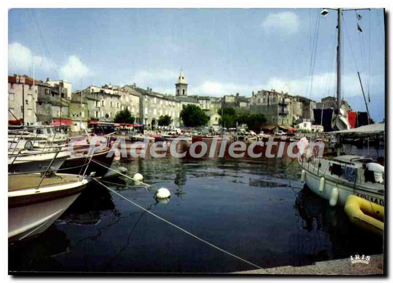 Modern Postcard St Florent Ships dock Plaisance