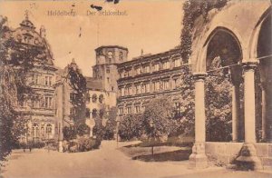 Germany Heidelberg Der Schlosshof 1912