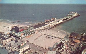 Vintage Postcard 1953 Steel Pier Full Day Entertainment Atlantic City New Jersey