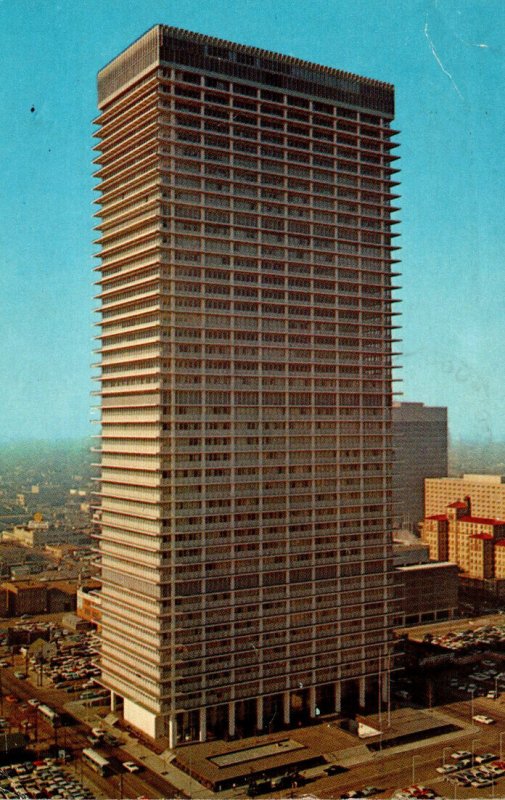 Texas Houston The Humble Building Humble Oil & Refining Company Headquarters ...