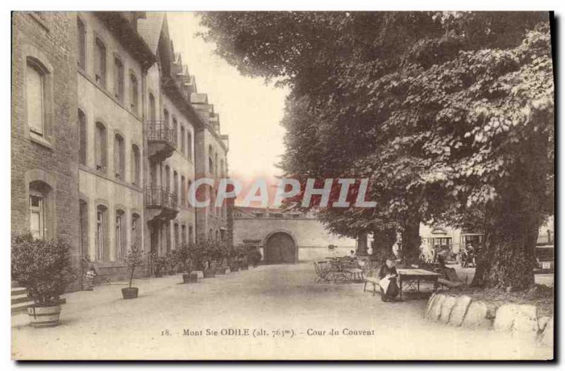 Old Postcard Mont Sainte Odile Convent Clour