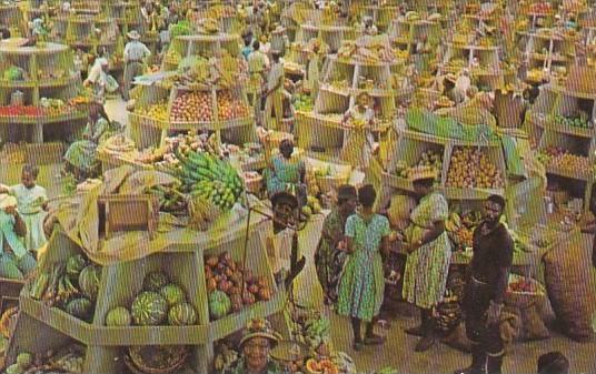 Interior Stalls Montego Bay Market Montego Bay Jamaica