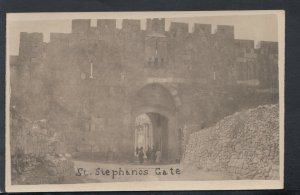 Israel Postcard - St Stephanos Gate, Jerusalem    RS16909
