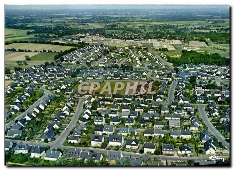 Postcard Modern Cesson Sevigne Aerial view estate Beausoleil Chalotais