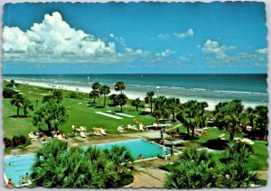 Crow Nest Hilton Head Inn Head Island South Carolina Atlantic Surf Postcard