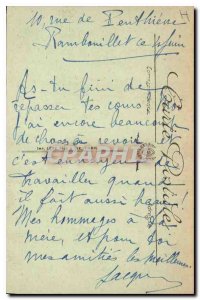 Old Postcard Rambouillet Chateau North frontage Tour Francois 1er