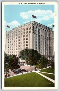 Rochester Minnesota~Kahler Hotel Bldg Exterior View~Co-Mo Company Vtg Postcard
