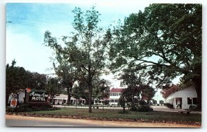 1960s ALBANY GA MERRY ACRES MOTEL HWY 82 AAA RESTAURANT UNPOSTED POSTCARD P3852