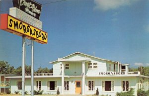 Crestview Manor Restaurant SMORGASBORD Osage Beach, MO c1950s Vintage Roadside