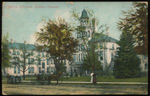 Victoria Hospital, London, Canada. Mailed from London, Ontario in 1910