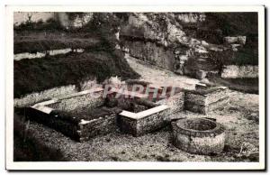 Postcard Old Lillebonne Theater Roman baths and sinks