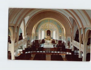 Postcard Intérieur de l église St André La Sarre Canada