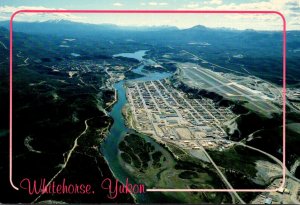 Canada Yukon Whitehorse Aerial View Looking South