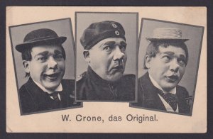 Vintage postcard Germany Circus Clown W Crone