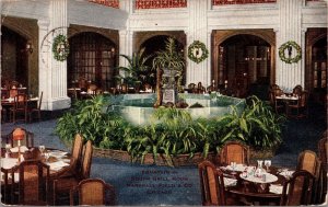 PC Fountain in South Grill Room at Marshall Field & Co in Chicago, Illinois