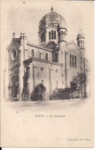 JUDAICA Synagogue, Dijon, France, Jewish Life, pre-1907