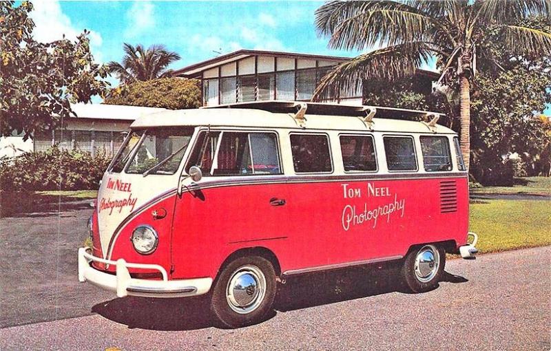 Fort Lauderdale FL Tom Neel Photography VW Volkswagen Van Postcard