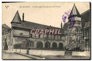 Old Postcard Bourges Le Petit Lycee View from the Rue Paradis