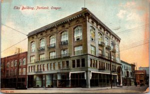 Postcard Elks Building in Portland, Oregon
