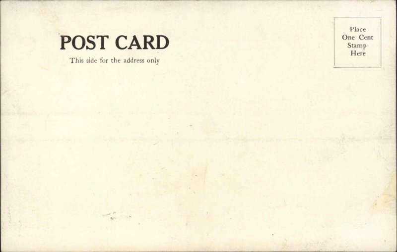 Peoria IL Illinois Kickapoo Creek Horse Cart c1900-20s Vintage Postcard