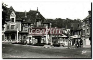 Modern Postcard Blonville sur Mer The Post Office and the Hotel de Ville