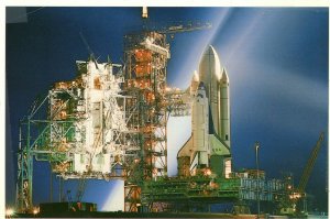 Postcard RPPC View of Space Shuttle ,Johnson Space Center, Houston, TX.    N4