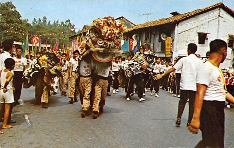 Lion Dance Singapore 1973 